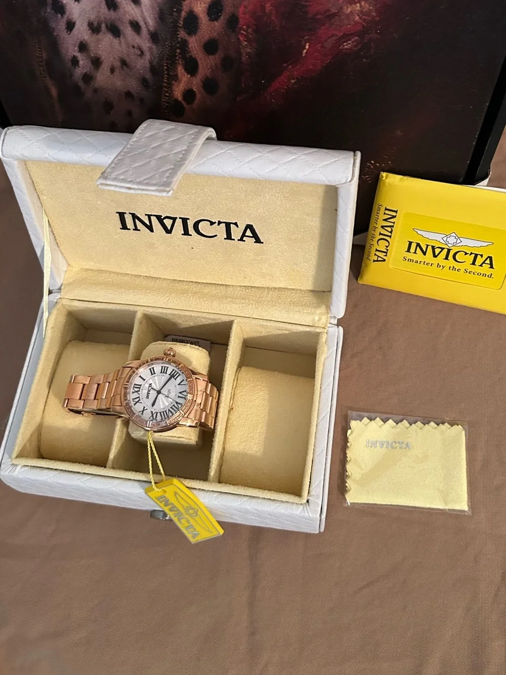 INVICTA NWT Authentic Rose Gold Watch with Case - Unisex
